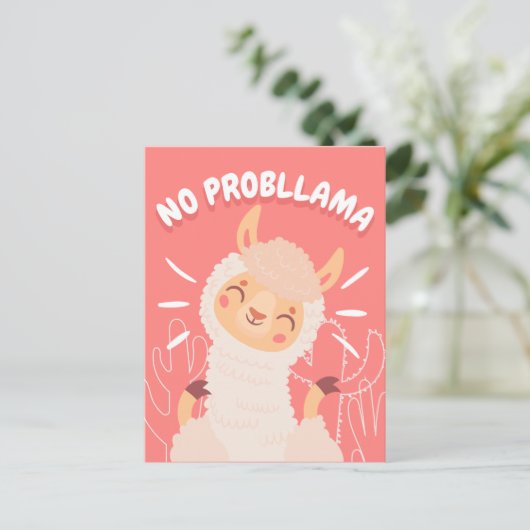 Pas de carte postale ProbLlama (Debout devant)