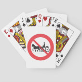 Pas De Cartes De Jeu Pour Cheval Et Buggy Road (dos)