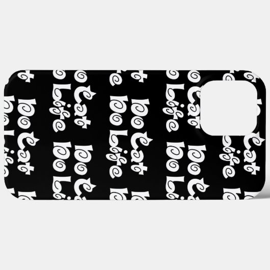 Pas de chat Pas de Coque de vie coque iphone (Verso (horizontal))