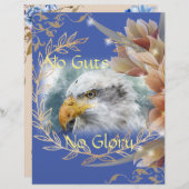 Pas de clin d'oeil Pas de poésie gloire Papier per (Devant / Derrière)