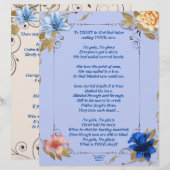 Pas de clin d'oeil Pas d'écriture de gloire Papier (Devant / Derrière)