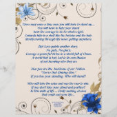 Pas de clin d'oeil Pas d'écriture de gloire Papier (Dos)