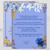 Pas de clin d'oeil Pas d'écriture de gloire Papier (Devant / Derrière)