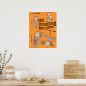 Pas de commerce de singes | Poster pour enfants (Cuisine)