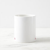 "Pas de couilles à la naissance" Tasse café drôle  (Centre)