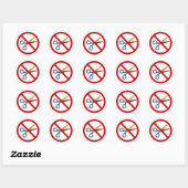 Pas de coupures @ Stickers KU (Feuille)