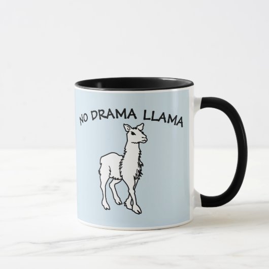 PAS DE DRAMA LAMA Coffee Mugs (Droite)