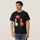 Pas de drame belle Llama drôle alpaca T-Shirt (Devant entier)