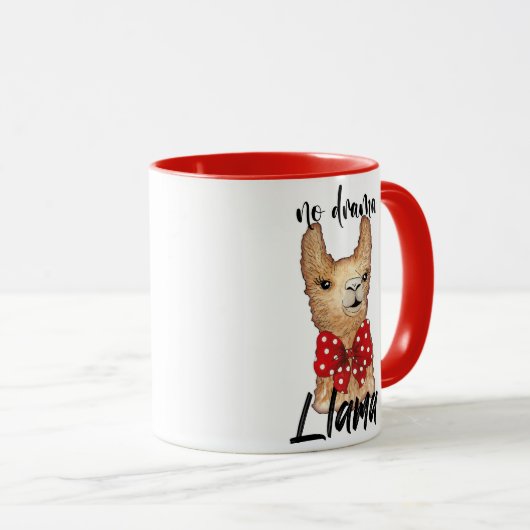 Pas de drame Llama Llama Llama Mug (Devant droit)