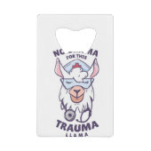 PAS DE DRAME POUR CE TRAUMA LAMA (Devant)