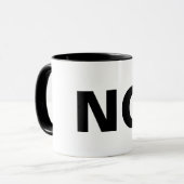 pas de drôle de tasse de café idée cadeau (Devant gauche)