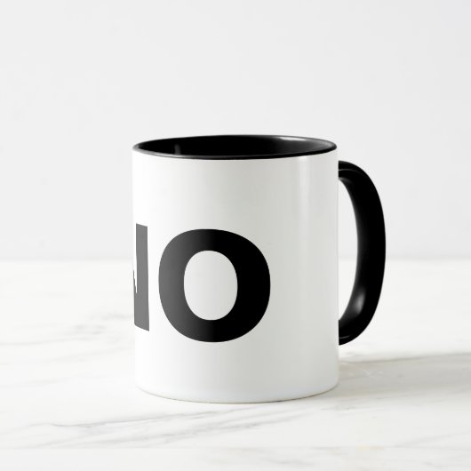 pas de drôle de tasse de café idée cadeau (Devant droit)