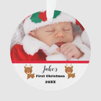Pas de eerste Kerstmis van Baby aan Ornament