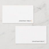 Pas de elegante Sjabloon van het moderne Eenvoudig (Voorkant / Achterkant)