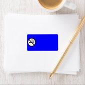 Pas de Étiquette de adresse de tabac (En situation)