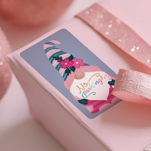 Pas de Étiquette de Noël Gnome de Pékin mignon amu