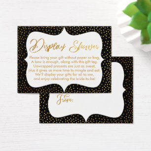 Pas de Fête des mariées Wrap Gold Confetti & Black