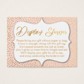 Pas de Fête des mariées Wrap Gold Confetti & Pink  (Devant)