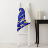 Pas de "Furry Little Kerstmis"-knijper aan Sherpa Deken (In situ)