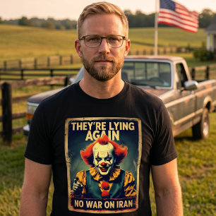 Pas de guerre contre l'Iran Anti Neocon T-Shirt po