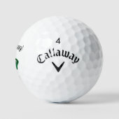 Pas de heerlijke dag aan! Shamrock Golfballen (Logo)