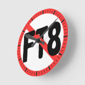 Pas de horloge murale FT8 (Angle)
