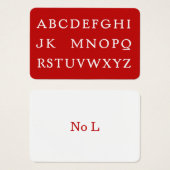 Pas de L pour Noël (Devant & derrière)