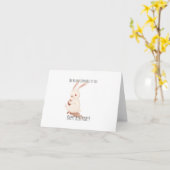 Pas de lapin comparé à toi, mignonne lapin carte d (Fleur jaune)
