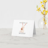 Pas de lapin comparé à toi, mignonne lapin carte d (Fleur jaune)