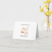 Pas de lapin comparé à toi, mignonne lapin carte d (Fleur jaune)