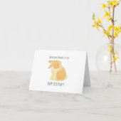 Pas de lapin comparé à toi, mignonne lapin carte d (Fleur jaune)