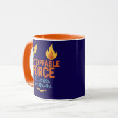 Pas de limites, juste de l'huile de coude | Mug Co (Devant gauche)