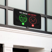 Pas de masque Pas de bannière d'entrée (Bâtiment extérieur)