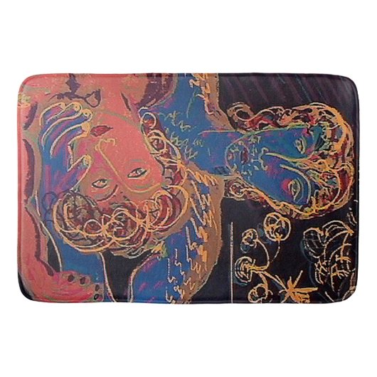 Pas De Méchants Bits ! ! Tapis de bain (Devant)