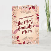 Pas de mooiste mama aan kaart (Voorkant)