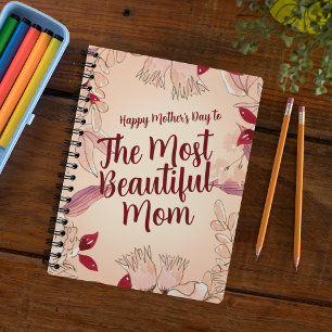 Pas de mooiste mama aan notitieboek