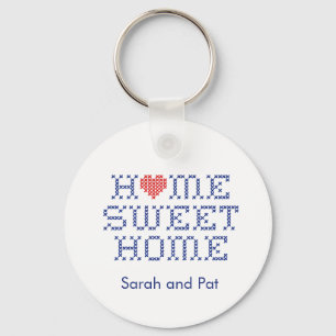 Pas de naam aan. Home Sleutelhanger