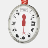 Pas de Ornament van het Etiket aan (Links)