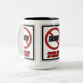 Pas De Parler Football Jeu En Cours Café Mug (Devant gauche)