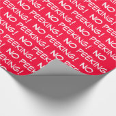 PAS DE PEEKING ! Papier cadeau (Coin)