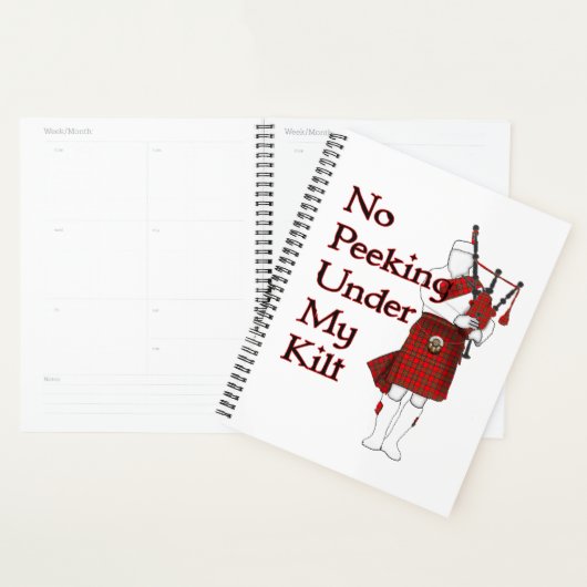 Pas De Pékin Sous Mon Kilt Funny Scottish (Devant avec enveloppe)