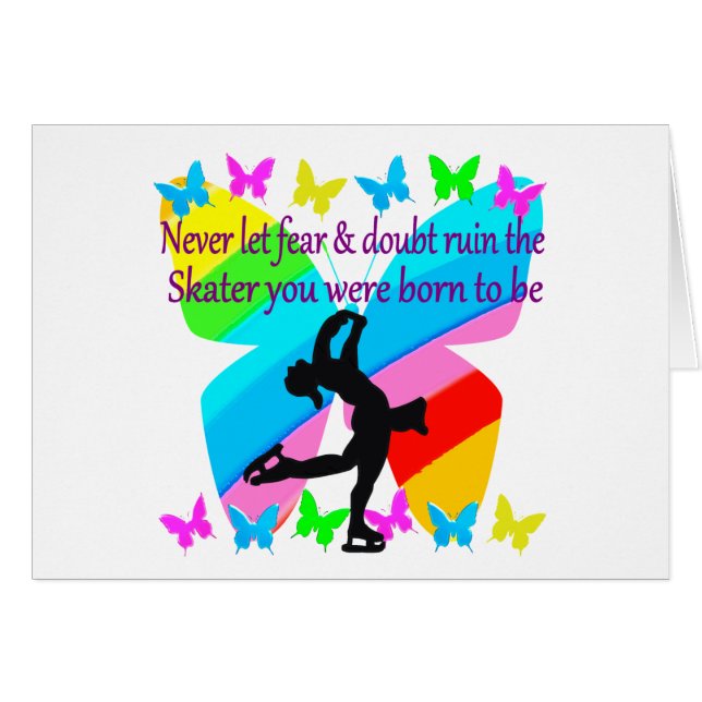 PAS DE PEUR JUSTE FAITH FIGURE SKATING BUTTERFLY D (Devant Horizontal)