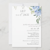 Pas de photo Carte Plat Hydrangea Faire-part de ma (Devant)