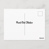 Pas de photo Carte postale Art Pencil Baubles (Dos)