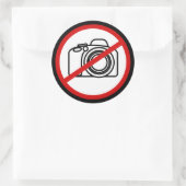 Pas de photographie permis Stickers (Sac)