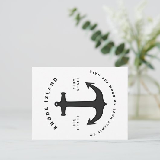 Pas de place pour la carte postale Hate (Debout devant)