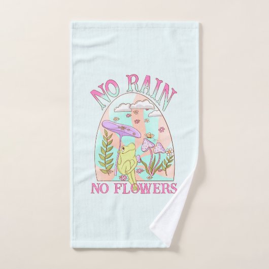 Pas de pluie, pas de fleurs | Inspirer Floral & Ch (Serviette à main)