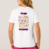 Pas De Pluie, Pas De T-shirt Fleurs (Dos)