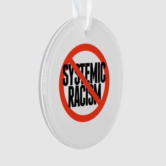 Pas de racisme systémique (devant)