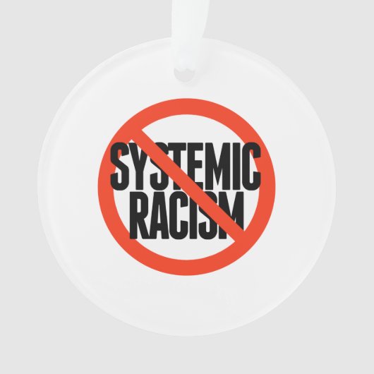 Pas de racisme systémique (devant)